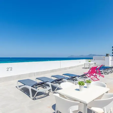 Yourhouse Blau Blue 1 2, Sea View Apartment In Mallorca North Can Picafort (Mallorca)